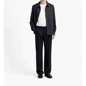 NEW TIGER OF SWEDEN todne straight leg trousers in black
